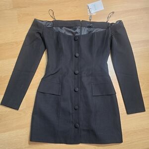 Bardot Women's Elegant Black Blazer Size Small Formal Party Wear